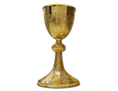 Add to Cart Embossed silver chalice with gold plating Embossed silver chalice with gold plating