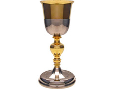 Add to Cart Silver and gold chalice with circular base Silver and gold chalice with circular base