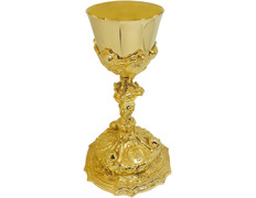 Add to Cart Gold-plated bronze rococo chalice Gold-plated bronze rococo chalice