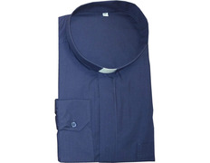 Add to Cart Clergy collar shirt | Navy blue L/S Clergy collar shirt | Navy blue L/S