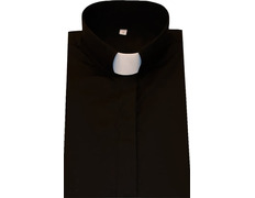 Tab clergy collar shirt | 100% cotton shirt