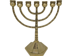 Add to Cart 7 Candles Menorah | Hanukkah Candlestick 7 Candles Menorah | Hanukkah Candlestick