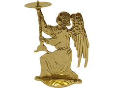 Add to Cart Angel Candle Holder | Golden Color Brass Angel Candle Holder | Golden Color Brass