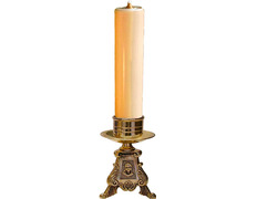 Add to Cart Altar candlestick - 5 cm paraffin candle. Altar candlestick - 5 cm paraffin candle.