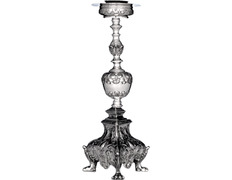 Standing candle holder made of sterling silver