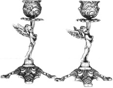 Add to Cart Sterling silver candle holder for table Sterling silver candle holder for table