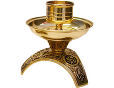 Add to Cart Catholic Church Table Candlestick | Golden Color Catholic Church Table Candlestick | Golden Color