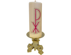 Add to Cart Standing bronze candlestick with 8 cm candle. Standing bronze candlestick with 8 cm candle.