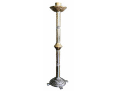 Add to Cart Candlestick made of cast iron and gold and silver metal Candlestick made of cast iron and gold and silver metal