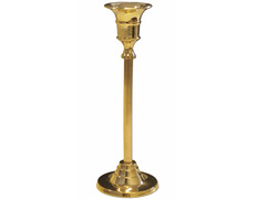 Add to Cart Candlestick for a candle made of gold metal Candlestick for a candle made of gold metal