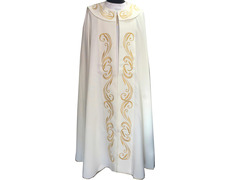 Pluvial layer made of 100% beige polyester fabric