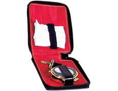 Sacraments wallet with zipper closure