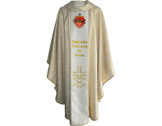 Add to Cart Chasuble with central braid Sacred Heart Chasuble with central braid Sacred Heart