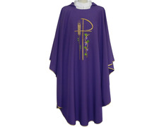 Add to Cart Polyester chasuble available in four colors purple Polyester chasuble available in four colors purple