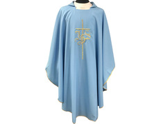 Add to Cart Chasuble with plain stole blue Chasuble with plain stole blue