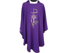 Add to Cart Chasuble for Catholic priest | Six colors purple Chasuble for Catholic priest | Six colors purple