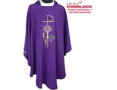 Add to Cart Chasuble HeiQ Viroblock | Purple Antiviral and Antimicrobial Liturgical Vestment Chasuble HeiQ Viroblock | Purple Antiviral and Antimicrobial Liturgical Vestment
