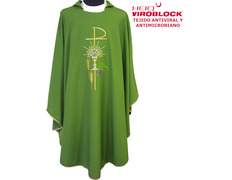 Add to Cart Chasuble HeiQ Viroblock | Green antiviral and antimicrobial liturgical vestment Chasuble HeiQ Viroblock | Green antiviral and antimicrobial liturgical vestment