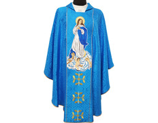 Add to Cart Embroidered Marian chasuble | Immaculate Virgin Embroidered Marian chasuble | Immaculate Virgin