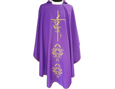 Add to Cart Chasuble with golden embroidery purple Chasuble with golden embroidery purple
