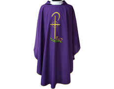 Add to Cart Embroidered Catholic priest chasuble purple Embroidered Catholic priest chasuble purple