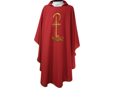 Add to Cart Embroidered Catholic priest chasuble red Embroidered Catholic priest chasuble red