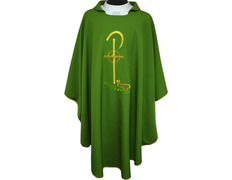 Add to Cart Embroidered Catholic priest chasuble green Embroidered Catholic priest chasuble green