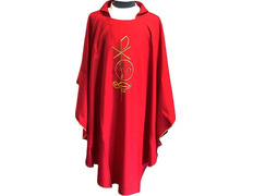 Add to Cart Embroidered chasuble | Chasuble in six red colors Embroidered chasuble | Chasuble in six red colors
