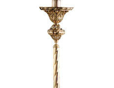 Processional candle in bronze