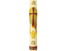 Paschal Candle 2026 | Relief Lamb of God