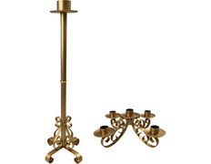 wrought iron candlestick