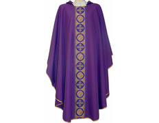 Add to Cart Chasuble in polyester with central stolon purple Chasuble in polyester with central stolon purple