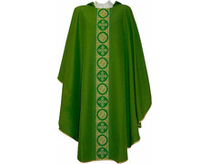 Add to Cart Chasuble in polyester with central stolon green Chasuble in polyester with central stolon green