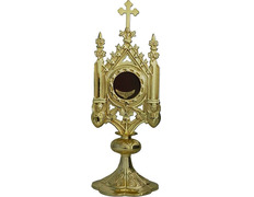 Reliquary - gothic gilt metal monstrance