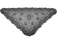 Add to Cart Black mantilla for Easter | Triangular Black mantilla for Easter | Triangular