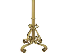 Add to Cart Wrought iron processional Cross base | Golden color Wrought iron processional Cross base | Golden color