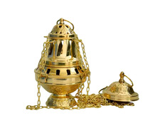 Add to Cart Catholic Church Golden color brass thurible | 24 cm. Catholic Church Golden color brass thurible | 24 cm.