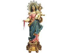 Add to Cart Virgin of the Rosary in paste wood Virgin of the Rosary in paste wood