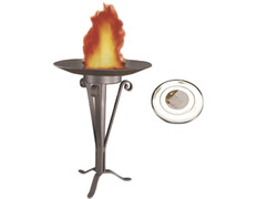 Support, disk and plate of Holy Fire for Easter