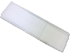 Add to Cart Linen and cotton purificator with embroidered Cross Linen and cotton purificator with embroidered Cross