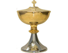 Ciborium with silver bath and gold bath