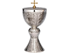 Silver Ciborium with Cross