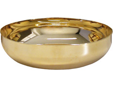 Gold-plated metal paten ciborium | 16cm