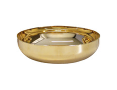 Gold-plated metal paten ciborium | 12cm