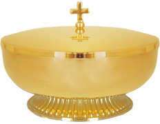Ciborium paten with base and lid | 16cm