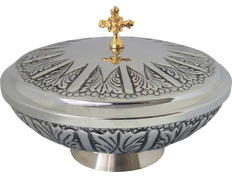 Ciborium liturgical paten with lid