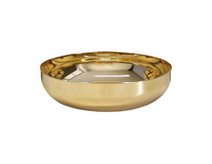 Gold-plated metal paten ciborium | 10cm