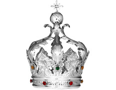 Add to Cart Silver crown with encrusted stones Silver crown with encrusted stones