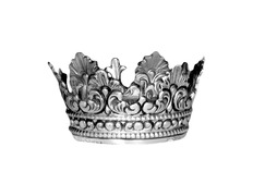 Add to Cart Silver crown with 5 cm diameter ring Silver crown with 5 cm diameter ring