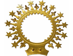Add to Cart Golden halo with stars and lily flowers Golden halo with stars and lily flowers